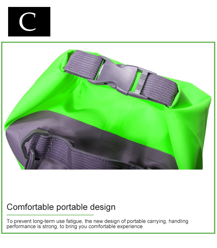 5L/10L/15L/20L/30L  Outdoor Sport PVC Waterproof Storage Dry Bag For Canoe Kayak Rafting Swimming Travel Kit Sack Backpack