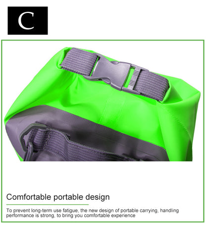 5L/10L/15L/20L/30L  Outdoor Sport PVC Waterproof Storage Dry Bag For Canoe Kayak Rafting Swimming Travel Kit Sack Backpack