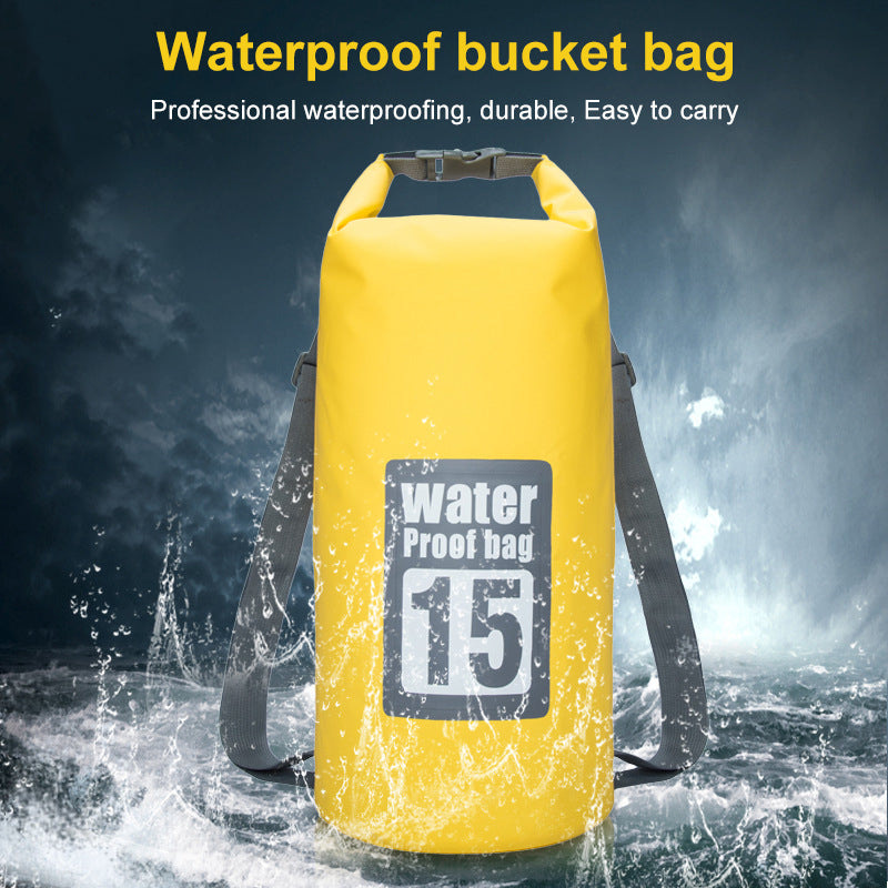 5L/10L/15L/20L/30L  Outdoor Sport PVC Waterproof Storage Dry Bag For Canoe Kayak Rafting Swimming Travel Kit Sack Backpack