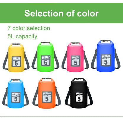 5L/10L/15L/20L/30L  Outdoor Sport PVC Waterproof Storage Dry Bag For Canoe Kayak Rafting Swimming Travel Kit Sack Backpack