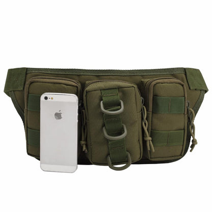 Black Hawk Commandos Waist Bag 3-Sack Portable Waterproof camouflage pack for Travel workout sports outdoor
