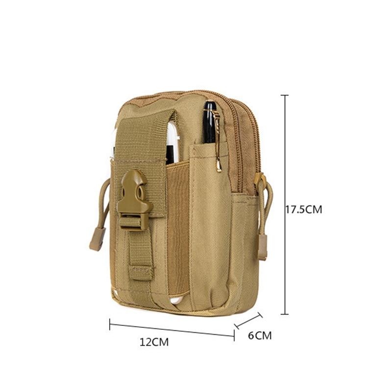 Soldiers Tactical Waist Bags, Military Backpack, 600D Outdoor Camping Hunting CS Sports Bag