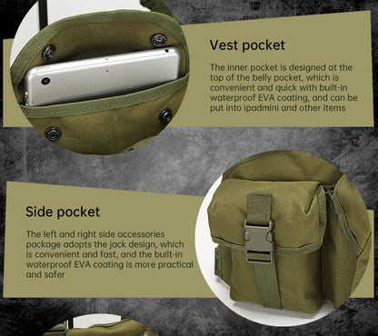 Tactical Bellyband Vest Multifunctional CS Load Vest Quick Release And Light Weight Outreach Training Camouflage Equipment