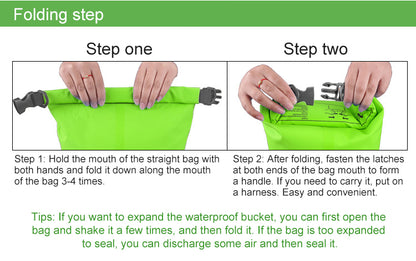 5L/10L/15L/20L/30L  Outdoor Sport PVC Waterproof Storage Dry Bag For Canoe Kayak Rafting Swimming Travel Kit Sack Backpack
