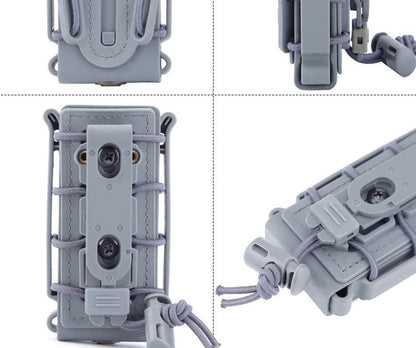 Live CS Tactical Waist Hanging Box 5.56&7.62 Elastic Scorpion Quick Pull Outdoor Multi purpose Kit