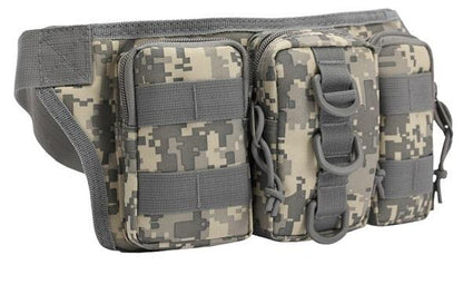 Black Hawk Commandos Waist Bag 3-Sack Portable Waterproof camouflage pack for Travel workout sports outdoor